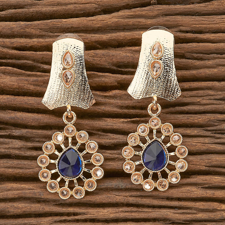 Indo Western Delicate Earring with rose gold plating 90614