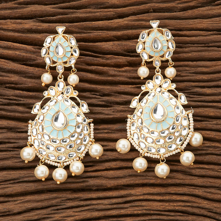Indo Western Chand Earring with gold plating 90629