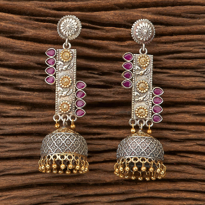 Indo Western Jhumkis with 2 tone plating 90643