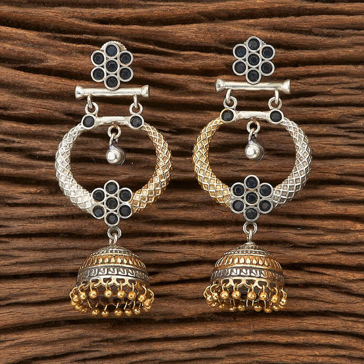 Indo Western Chand Earring with 2 tone plating 90649